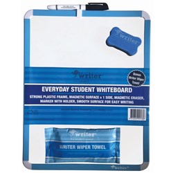 Writer Premium Everyday Double Sided Magnetic Student Whiteboard 360x280mm