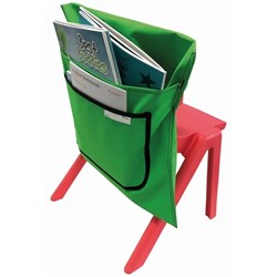 Writer Nylon Chair Bag Green 2 Pockets 455mm Wide
