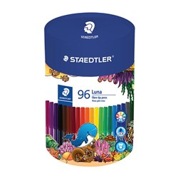 Staedtler Luna Fibre Tip Markers Cup of 96
