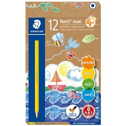 Staedtler 126 Noris Pencils Yellow Box of 12 Maxi Learner