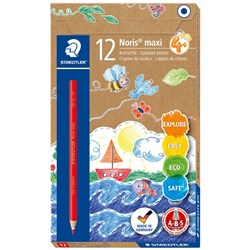 Staedtler 126 Noris Pencils Red Box of 12 Maxi Learner