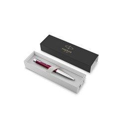 Parker Urban Twist Ballpoint Pen Vibrant Magenta Chrome Trim Blue Refill