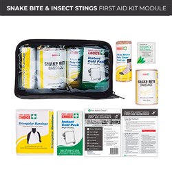 Trafalgar First Aider's Choice First Aid Kit Snake Bite and Inset Stings Black