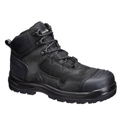 Portwest Apex Composite Mid Boot S3S Heat Slip Fuel Oil Water Resistant Size 45 Black