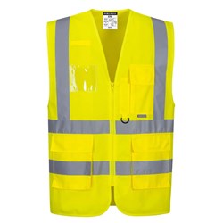 Portwest Hi-Vis Executive Vest Large Yellow