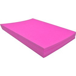 Rainbow Spectrum Board 510mm x 640mm 220gsm Hot Pink 100 Sheets