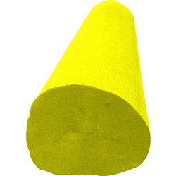 Rainbow Crepe Log 500mm x 25m Yellow