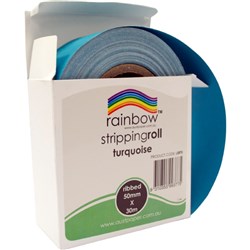 Rainbow Stripping Roll Ribbed 50mm x 30m Turqoise