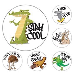 Avery Merit Stickers Aussie Animals Flatpack Pack of 96