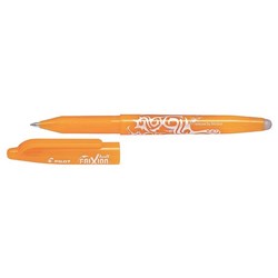 Pilot FriXion Gel Ballpoint Pen Erasable Fine 0.7mm Orange