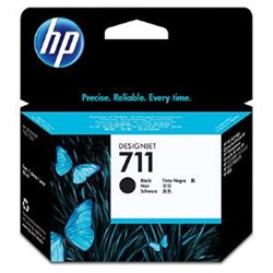 HP 711 80ml Black Ink 3WX01A