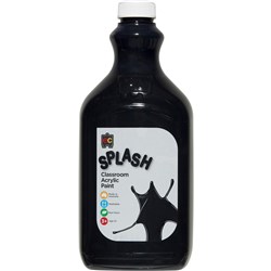 EC Classroom Splash Paint 2 Litres Liquiorice