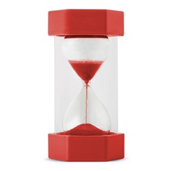 Tickit Large Sand Timer 2 Minutes ( Red )