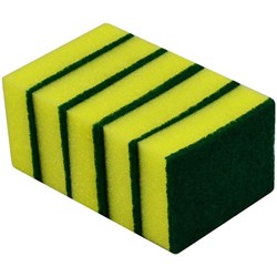 Italplast Sponge Scourer 100mm x 75mm Pack 5