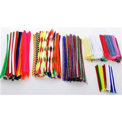 Jasart Pipe Cleaners 1.2cmx30cm Chenille Assorted Pack of 100