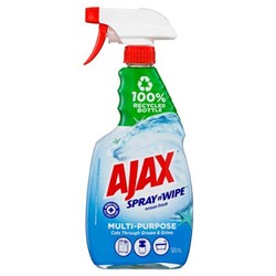 Ajax Spray and Wipe 500ml