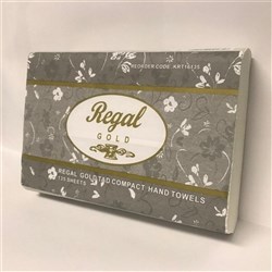 Regal Gold Premium Hand Towel Compact TAD L=25cm x W=19cm 135s 16 Packs Per Carton