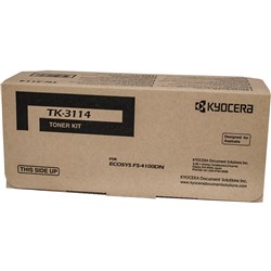 Kyocera TK3114 Toner Kit FS 4100DN 15 5K