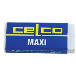 Celco Maxi Eraser 56 x 22 x 11 mm For Coloured And Lead Pencils