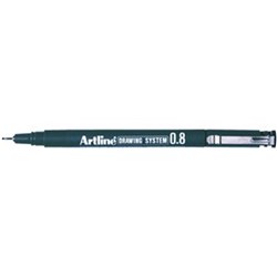 Artline 238 Tech Drawing Pen 0.8mm Black Box of 12