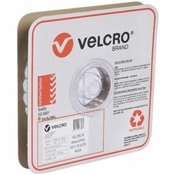 Velcro Brand Stick On Hook Only Dots 22mm 900 Dots White