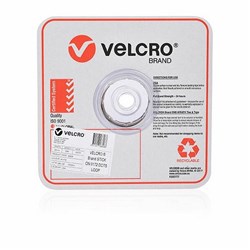 Velcro Brand Stick On Loop Only Dots 22mm 900 Dots White