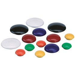 QUARTET MAGNETIC BUTTONS 30mm Assorted Pack 10