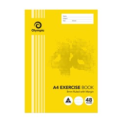 Olympic Stripe Exercise E848 Book A4 48 Page