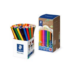 Staedtler Noris Maxi Learner Coloured Pencils Assorted Cup of 70