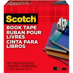 Scotch 845 Book Tape Protecting Clear 50mmx13mt