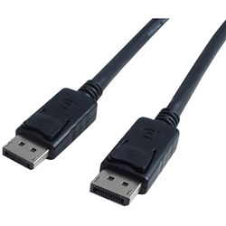 Astrotek DisplayPort DP Cable Gold Plated 20 Pins Male To Male 1 Metre Black