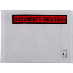 Cumberland Packaging Envelopes 115 x 155mm Documents Enclosed Box Of 1000 White