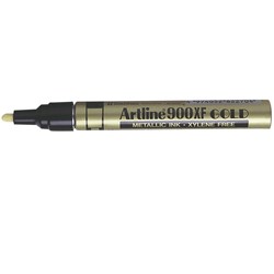 Artline 900XF Metallic Permanent Marker Medium Bullet 2.3mm Gold