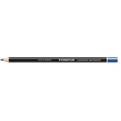 Staedtler 108 Lumocolour Glasochrom Permanent Pencil Blue