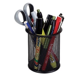 Esselte Mesh Pencil Cup Black