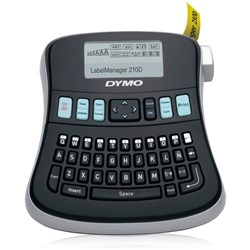 DYMO LabelManager 210D All Purpose Portable Label Maker Black