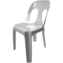 Rapidline Pipee Stackable Polypropylene Chair Grey