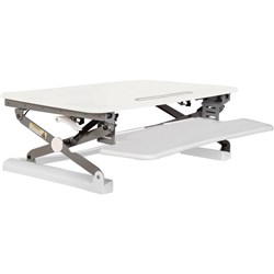 Rapidline Rapid Riser Manual Desk Riser Large 890W x 590D x 120-500mmH White