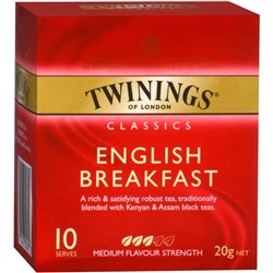 Twinings Tea Bags English Breakfast Pack of 10 Individually Wrapped