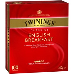 Twinings English Breakfast Tea Bags Box Of 100