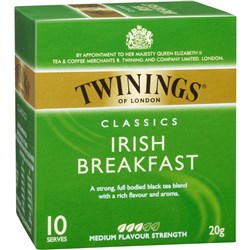 Twinings Tea Bags Irish Breakfast Pack of 10 Individually Wrapped