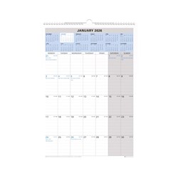 Debden Calendar Wall Planner 300 x 432mm Month To View Wiro Top