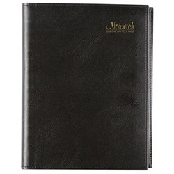 Cumberland Norwich Diary A5 Day To Page Black *** SOLD OUT FOR 2025 ***