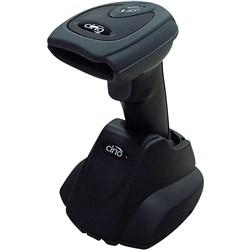 CINO F780BT Bluetooth Bar Code Scanner With Cradle Black