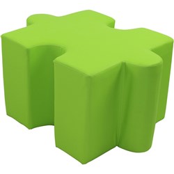 Sylex Puzzle Breakout Interlocking Ottoman Green
