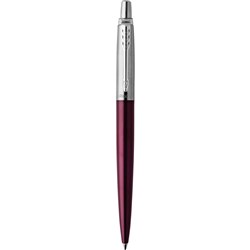 Parker Jotter Ballpoint Pen Portobello Purple Chrome Trim Blue Ink