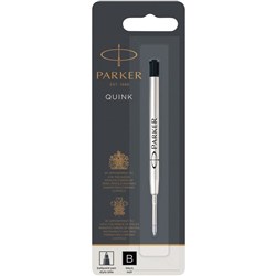 Parker Quink Ballpoint Pen Refill Broad Black