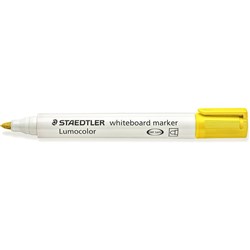 Staedtler 351 Lumocolor Whiteboard Marker Yellow Bullet Tip