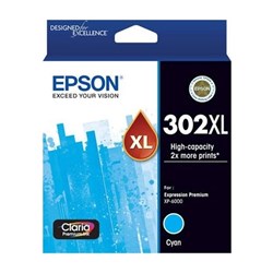 Epson 302 HY Ink Cartridge Cyan