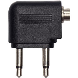 Moki Airline Headphone Adaptor Black
